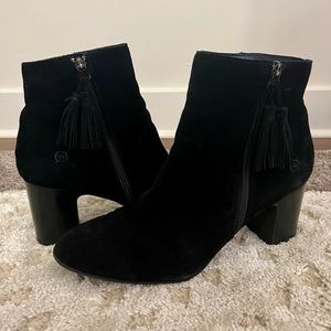 Black booties size 11